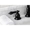 Kingston Brass KS1970PKL Duchess Widespread Bathroom Faucet W/Brass Pop-Up, Matte Blk KS1970PKL - alternate 3